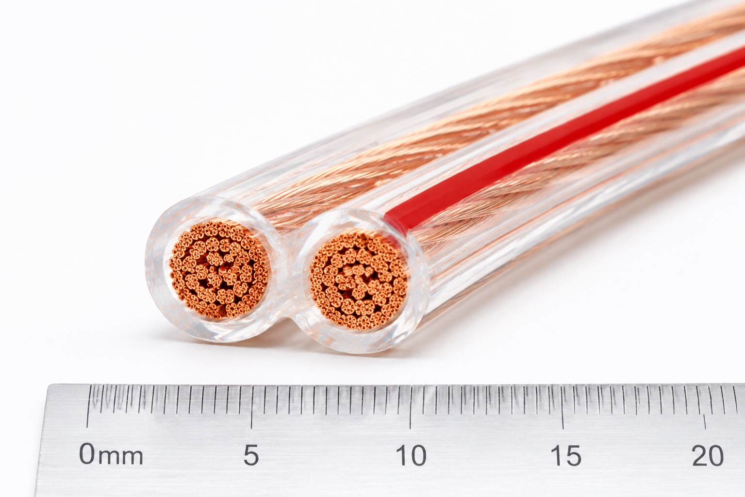 Transparentní plochý kabel s teplotní odolností -30°C až 70°C